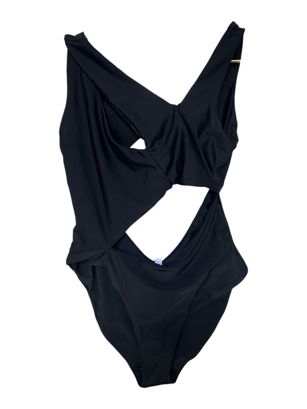 Keva J Black Cutout One-Piece Swimsuit NWT